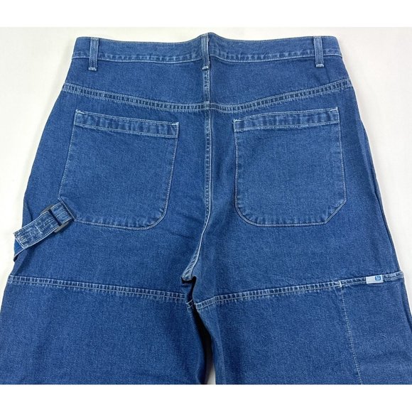 Levis L2 Hammer Loop Carpenter Loose Jeans Mens 36x30 Blue Retro Y2K Deadstock - Picture 2 of 10